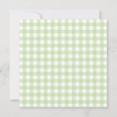 Hoop op Over Frog Baby shower Square Kaart (Achterkant)