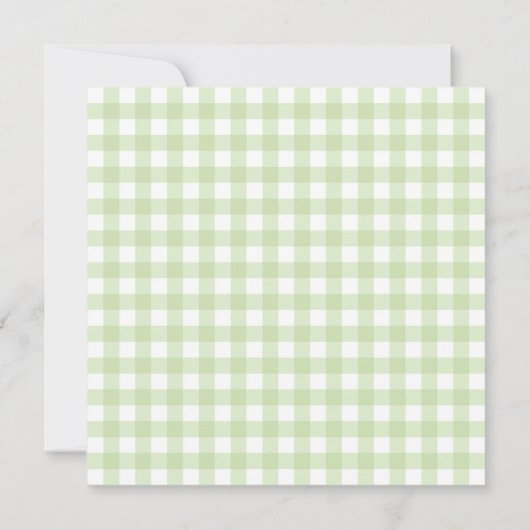 Hoop op Over Frog Baby shower Square Kaart (Achterkant)