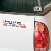Hoop op reden? bumpersticker (Op Truck)