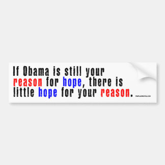 Hoop op reden? bumpersticker