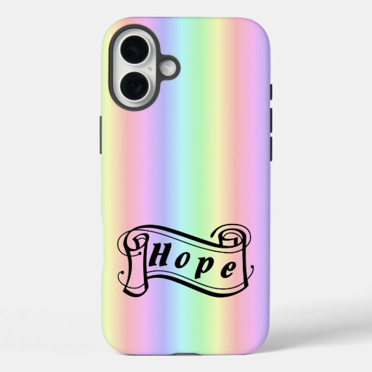 Hoop op regenboog Case-Mate iPhone case (Achterkant)