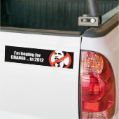 Hoop op verandering in 2012 bumpersticker (Op Truck)
