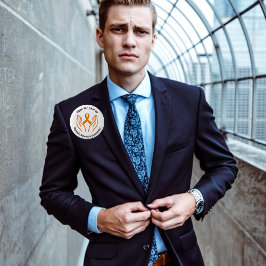 Hoop op verandering Multiple Sclerose Awareness Ronde Button 5,7 Cm