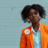 Hoop op verandering Multiple Sclerose Awareness Ronde Button 5,7 Cm