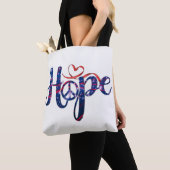 Hoop op vrede Canvas tas (Dichtbij)