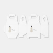 Hoop op vrede liefde. Kerstmis Sneeuwman Favor Box Bedankdoosjes (Uitgevouwen)