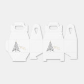 Hoop op vrede liefde. Kerstvakantie Favorietendoos Bedankdoosjes (Uitgevouwen)