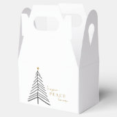 Hoop op vrede liefde. Kerstvakantie Favorietendoos Bedankdoosjes (Geopend)