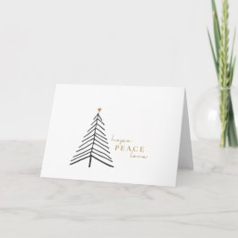 Hoop op vrede liefde. Kerstvakantie Groet Kaarten