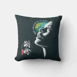 Hoop op wereldvrede | 16 inch kussen