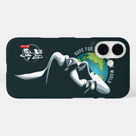 Hoop op wereldvrede | Case-Mate iPhone case (Achterkant (horizontaal))