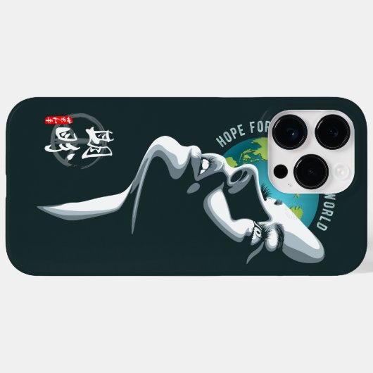 Hoop op wereldvrede | Case-Mate iPhone case (Achterkant (horizontaal))