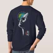 Hoop op wereldvrede | Mannen met lange mouwen T-shirt (Achterkant)