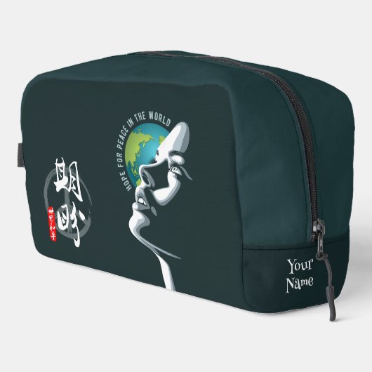 Hoop op wereldvrede | toilettasje (Rechterhoek)
