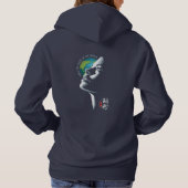 Hoop op wereldvrede | Vrouwen Hoodie (Achterkant)