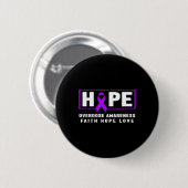 Hoop Overdosis Bewustzijn Ronde Button 5,7 Cm (Voorkant /achterkant)
