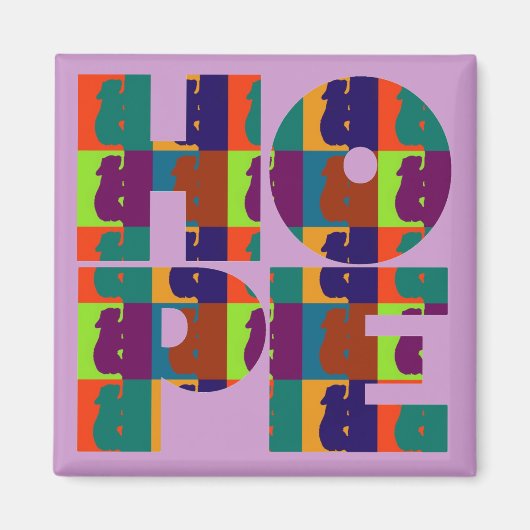 Hoop Paarse magneet (Voorkant)