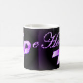 Hoop Paarse Ribbon Awareness Mok (Center)