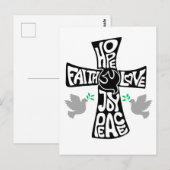 Hoop Pasen Seizoen Briefkaart (Voorkant / Achterkant)