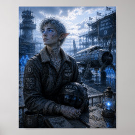 Hoop / Piloot / Verlaten Luchthaven Poster