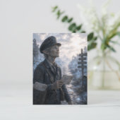 Hoop / Postbode / Eindeloze Weg Briefkaart (Staand voorkant)