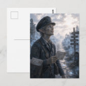 Hoop / Postbode / Eindeloze Weg Briefkaart (Voorkant / Achterkant)