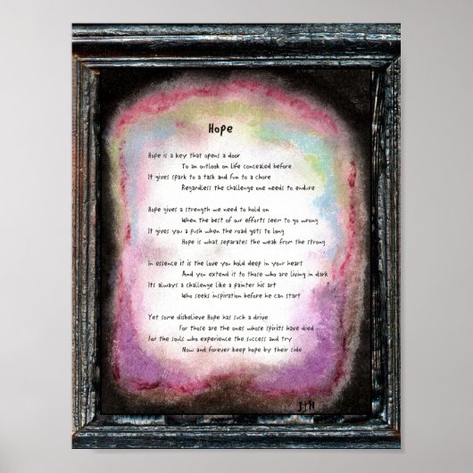 Hoop Poster (Voorkant)