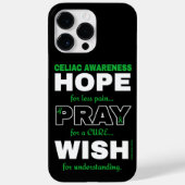 Hoop Pray Wish.. Celiac Case-Mate iPhone Case (Achterkant)