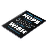 Hoop Pray Wish.. Dystonia Notitieboek (Linkerzijde)