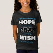Hoop Pray Wish.. Dystonia T-shirt (Voorkant)