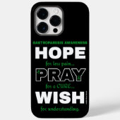 Hoop Pray Wish.. Gastro-parese Case-Mate iPhone Case (Achterkant)