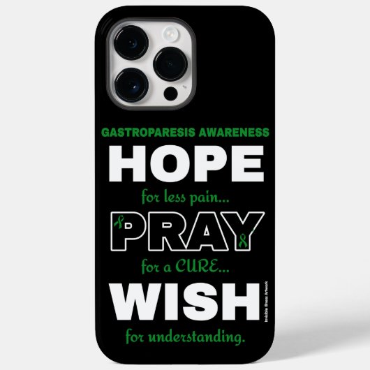 Hoop Pray Wish.. Gastro-parese Case-Mate iPhone Case (Achterkant)