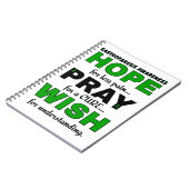 Hoop Pray Wish.. Gastro-parese Notitieboek (Linkerzijde)