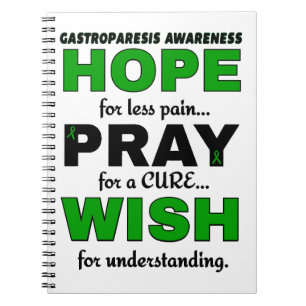Hoop Pray Wish.. Gastro-parese Notitieboek