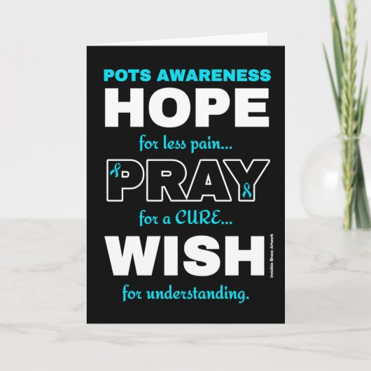 Hoop Pray Wish.. POTS Kaart (Voorkant)