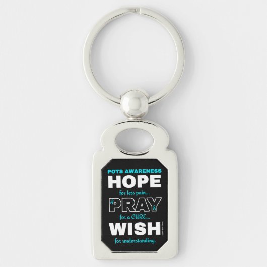 Hoop Pray Wish.. POTS Sleutelhanger (Voorkant)
