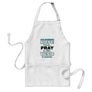 Hoop Pray Wish.. POTS Standaard Schort