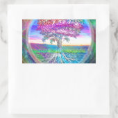 Hoop Rechthoekige Sticker (Tas)