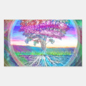 Hoop Rechthoekige Sticker (Voorkant)