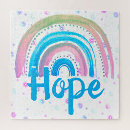 Hoop regenboog met spiralen legpuzzel