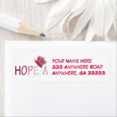 Hoop retour adreslabels etiket (Insitu)