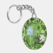 Hoop Rond Acryl Sleutelhanger (Voorkant Links)