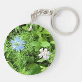 Hoop Rond Acryl Sleutelhanger (Achterkant)