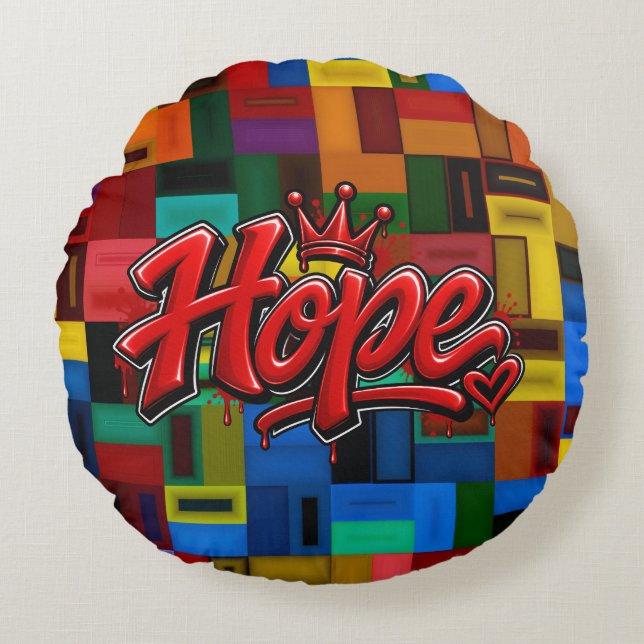Hoop Rond Kussen (Voorkant)