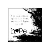 Hoop Rubberstempel (Afrduk)