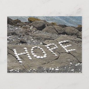 Hoop Schelp Kunst Briefkaart