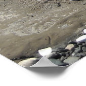 Hoop - Schelpenkunst op het strand Poster (Hoek)