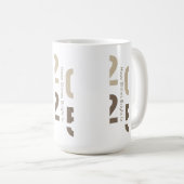 Hoop schijnt helder in 2025 koffiemok (Voorkant rechts)