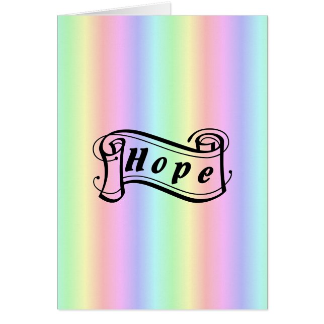 Hoop scroll op regenboog (Voorkant)