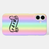 Hoop scroll op regenboog Case-Mate iPhone case (Achterkant (horizontaal))
